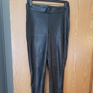Faux leather leggings